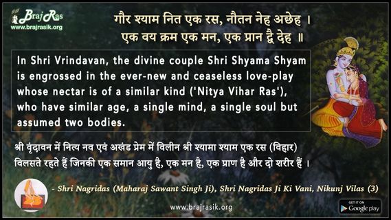 Gaur Shyam Nit Ek Ras - Shri Nagridas, Shri Nagridas Ji Ki Vani, Nikunj Vilas (3)