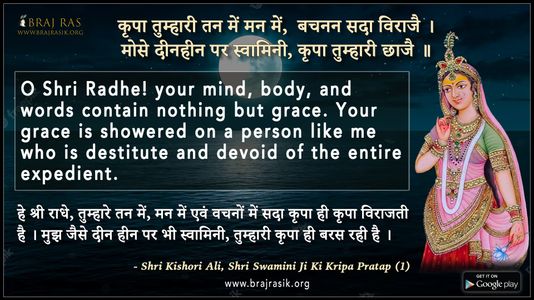 Kripa Tumhari Tan Mein Mann Mein - Shri Kishori Ali, Shri Swamini Ji Ki Kripa Pratap (1)