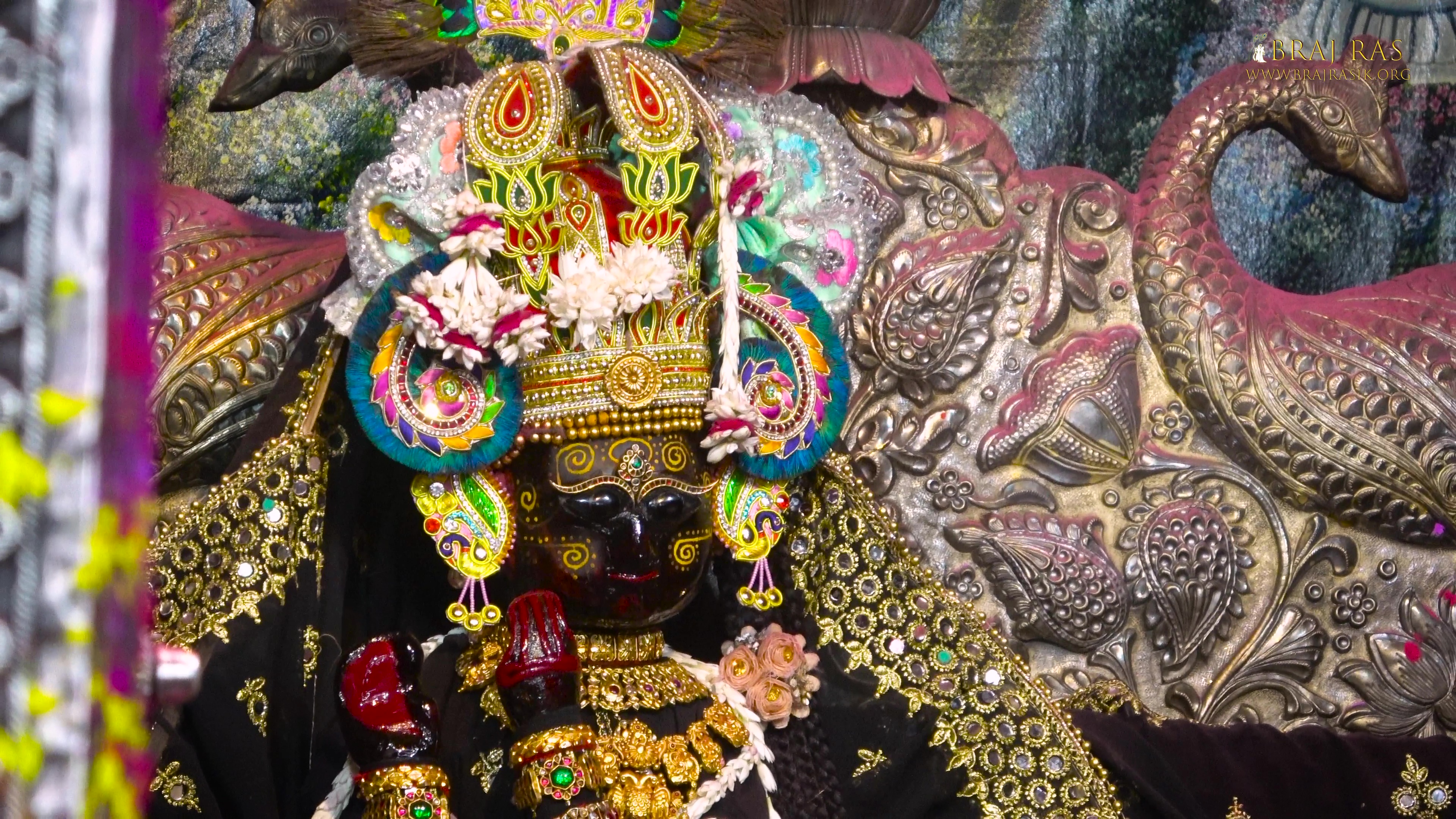 Shri Radha Vallabh Shayan Aarti (Closeup)