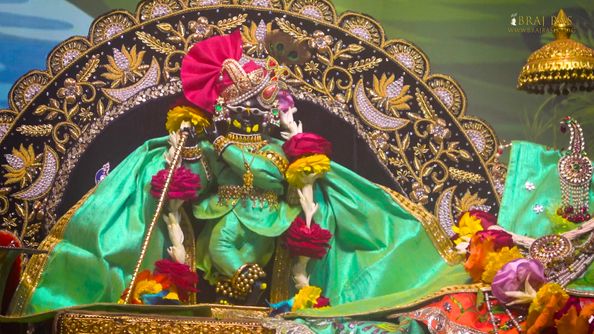 Shri Radharaman Lal Darshan of Pre Holi