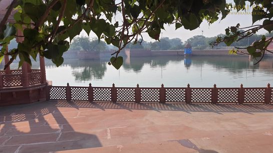 Beautiful Morning View of Shri Narad Kund, Govardhan