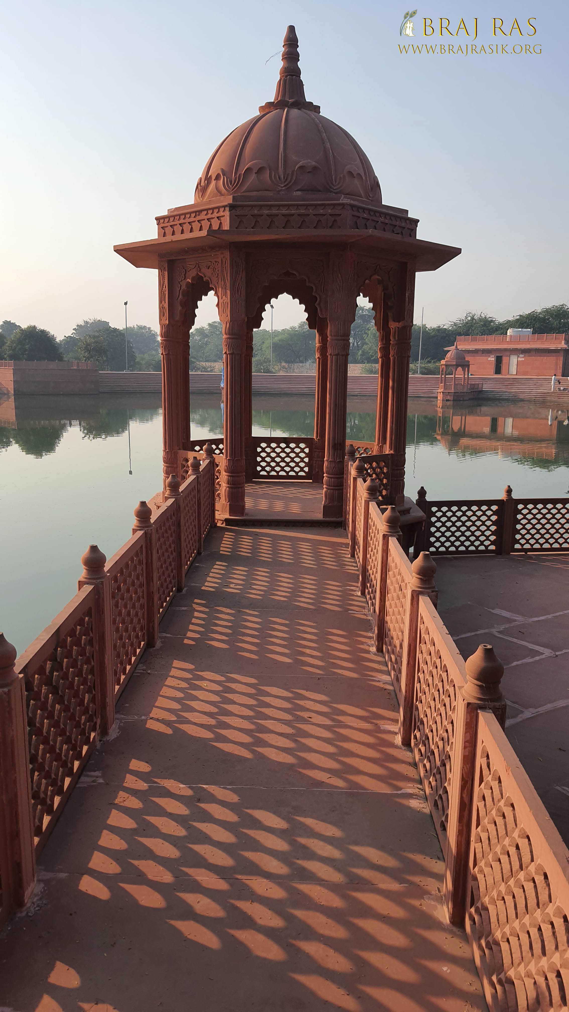 Portrait View of Narad Kund, Govardhan