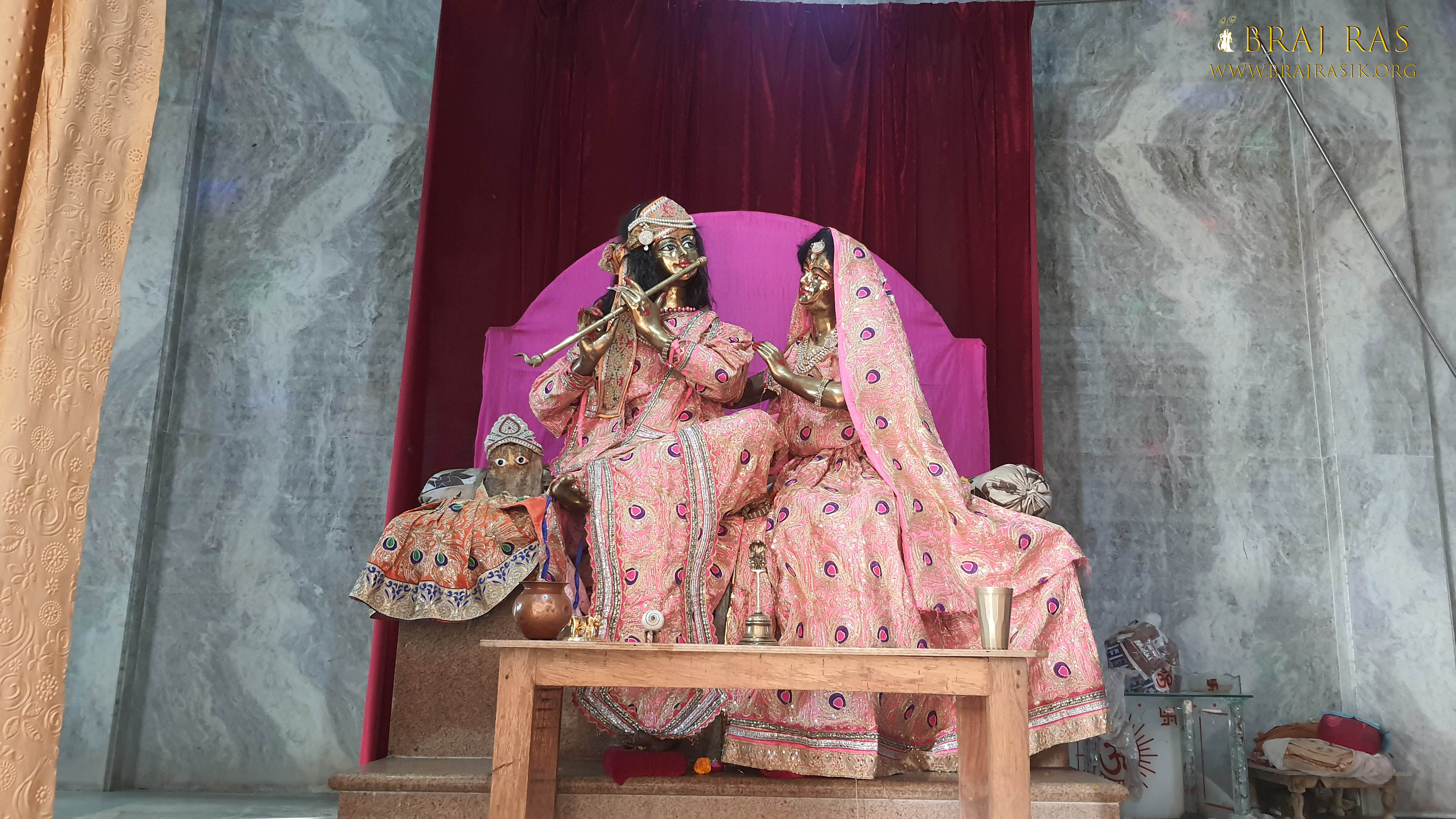 Distant Darshan of Radha Krishna at Narad Kund, Govardhan