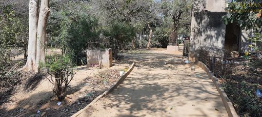 Parikrama path of Bhagwat Niwas, Vrindavan.