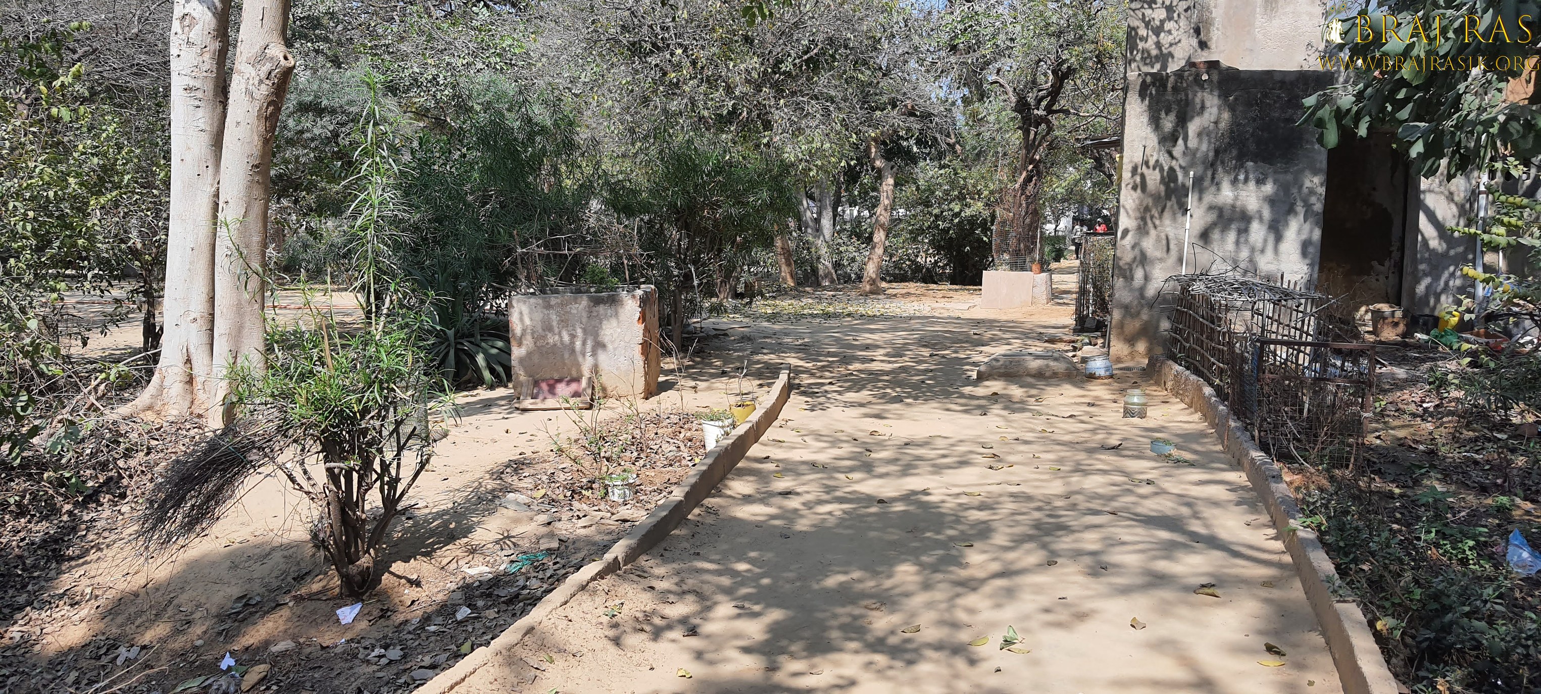 Parikrama path of Bhagwat Niwas, Vrindavan.