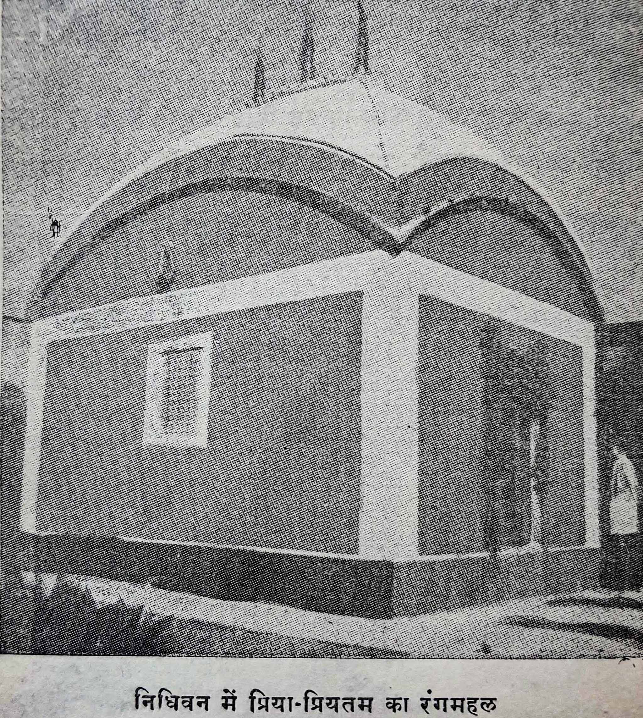 Old Photo of Rang Mahal, Nidhivan