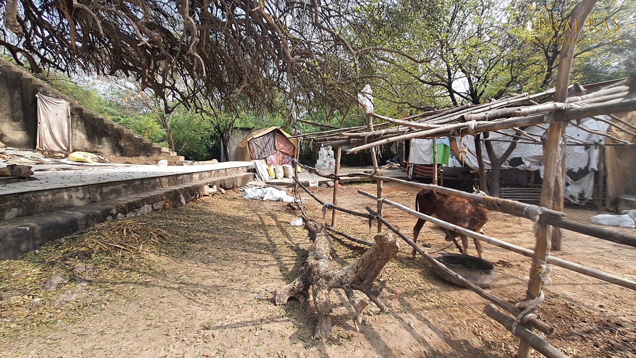 View of surroundings of Charan Pahadi, Nandgaon.
