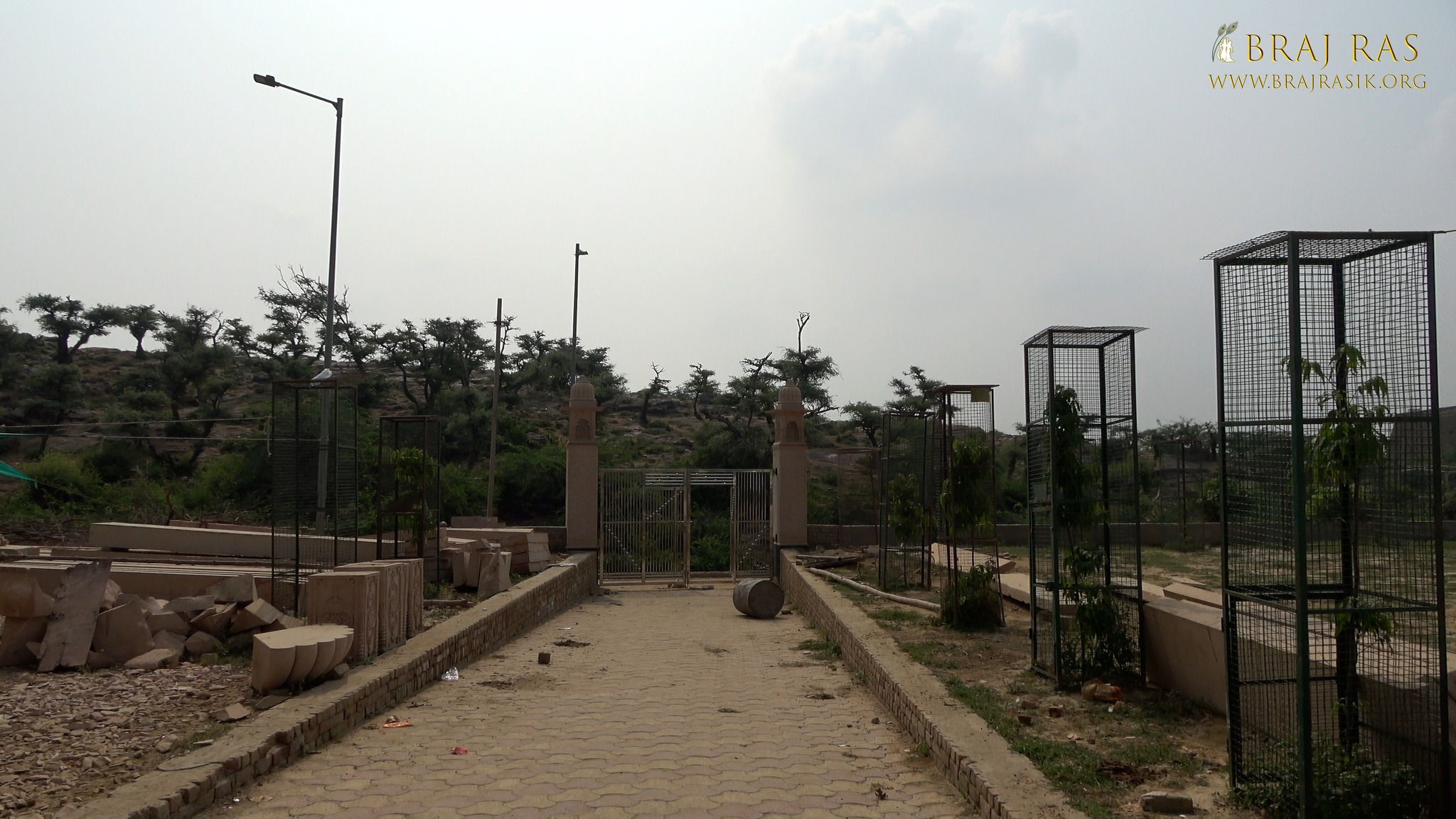Entrance to the place of Raghav Pandit's Cave, Govardhan.