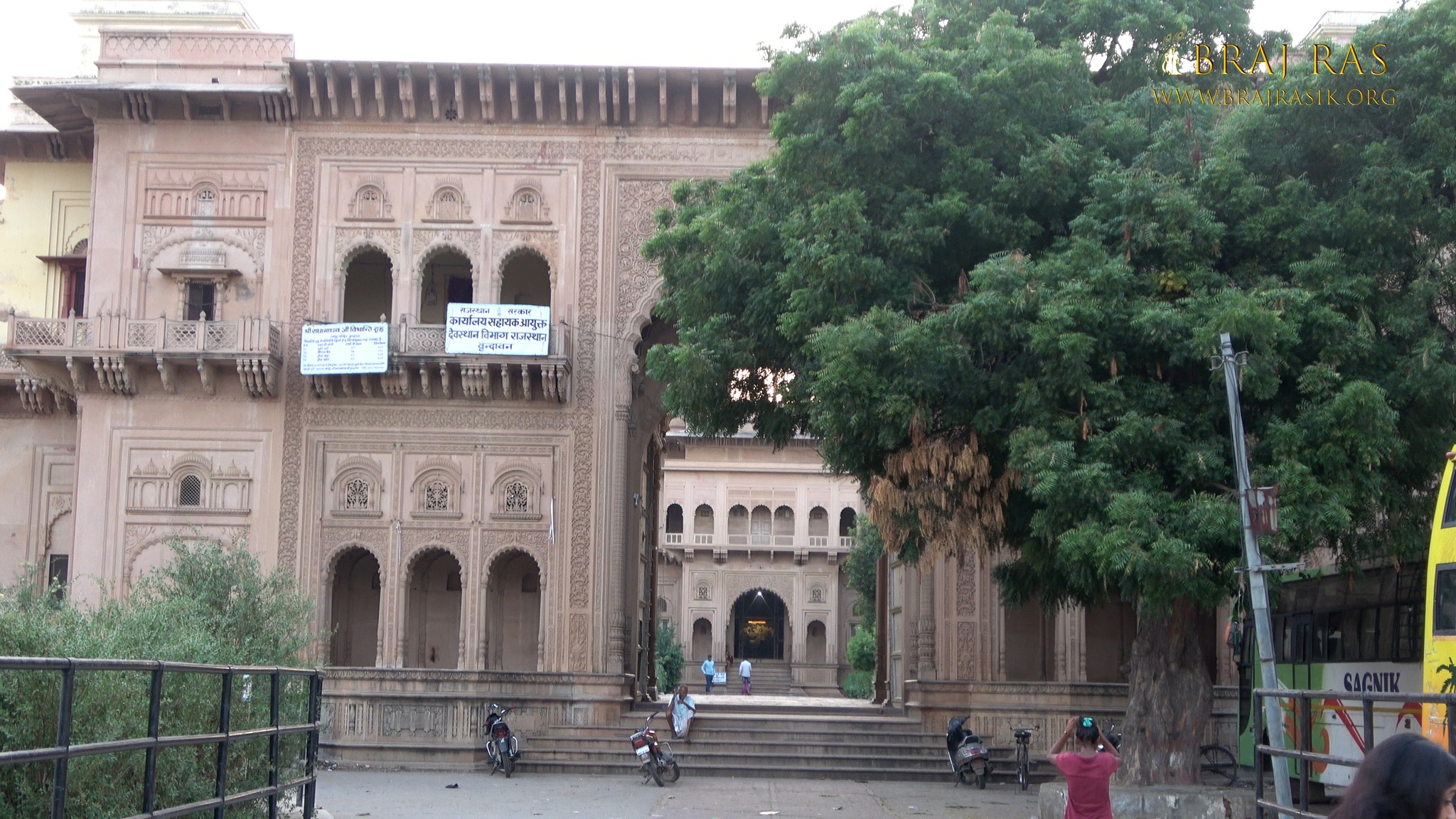 A nice view of Jaipur Temple, Vrindavan.