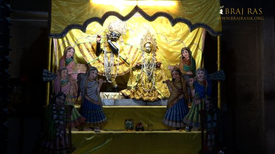 Darshan of Shri Radha Madhav Ji in Jaipur Temple, Vrindavan.