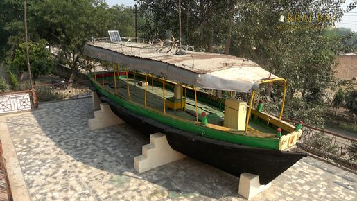 The boat in which Shri Damodardas Ji stayed for 12 years, is now placed in Shri Bhatraund Bihari Temple, Vrindavan.