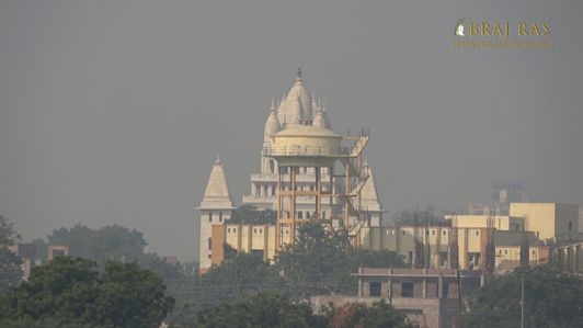 View of Pagal Baba Ashram from Bhartond Bihari.