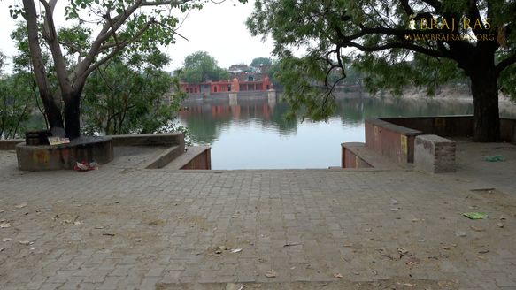 A distant view of Bahulavan Kund.