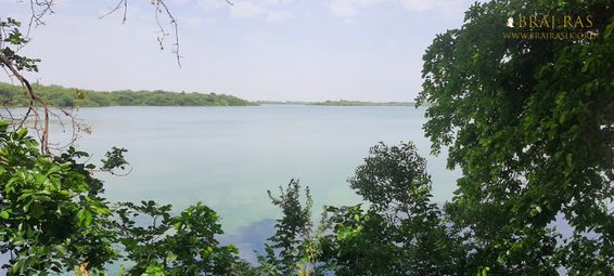 Nice view of Keetham lake at Soor Kuti, Runkata.