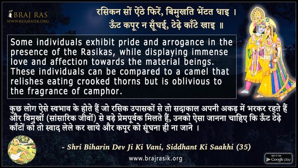 Rasikan Son Ainthe Fire - Shri Biharin Dev Ji, Shri Biharin Dev Ji Ki Vani, Siddhant Ki Saakhi (35)