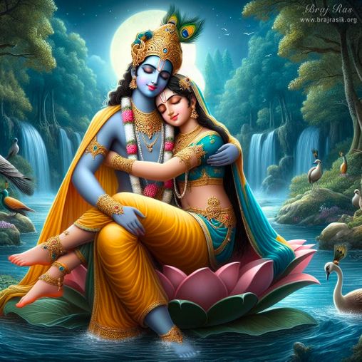 The divine couple, Sri Kunj Bihari & Sri Kunj Biharini