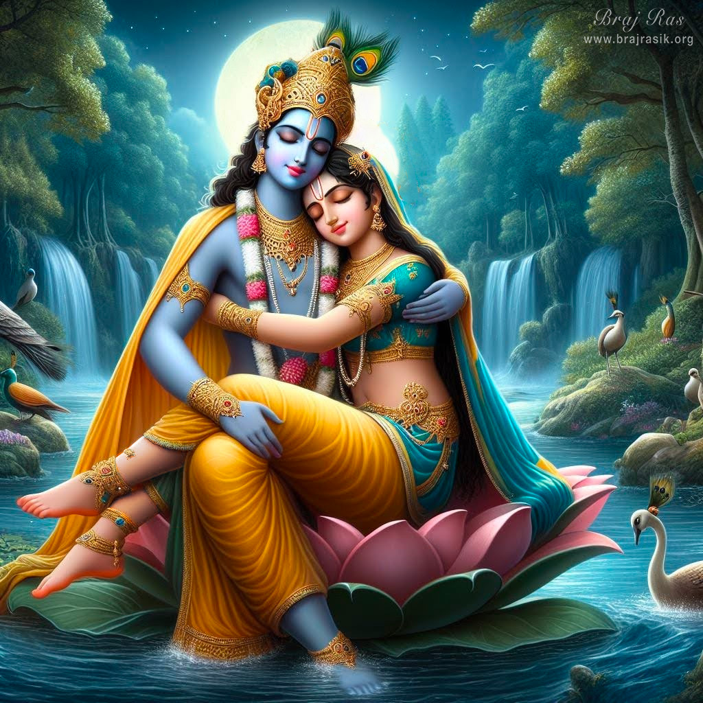 The divine couple, Sri Kunj Bihari & Sri Kunj Biharini