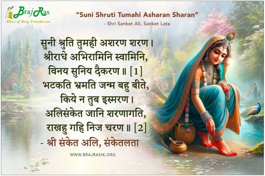 सुनी श्रुति तुमही अशरण शरण - श्री संकेत अलि, संकेतलता