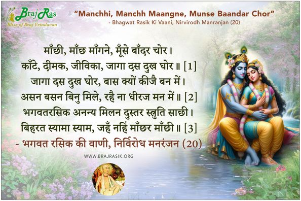 Manchhi, Manchh Maangne - Bhagwat Rasik Ki Vaani, Nirvirodh Manranjan (20)