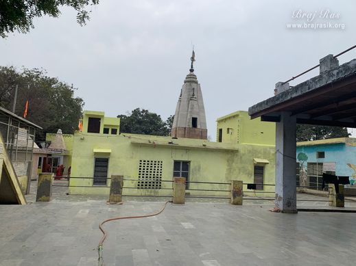 View of Garud Govind Temple near Vrindavan.