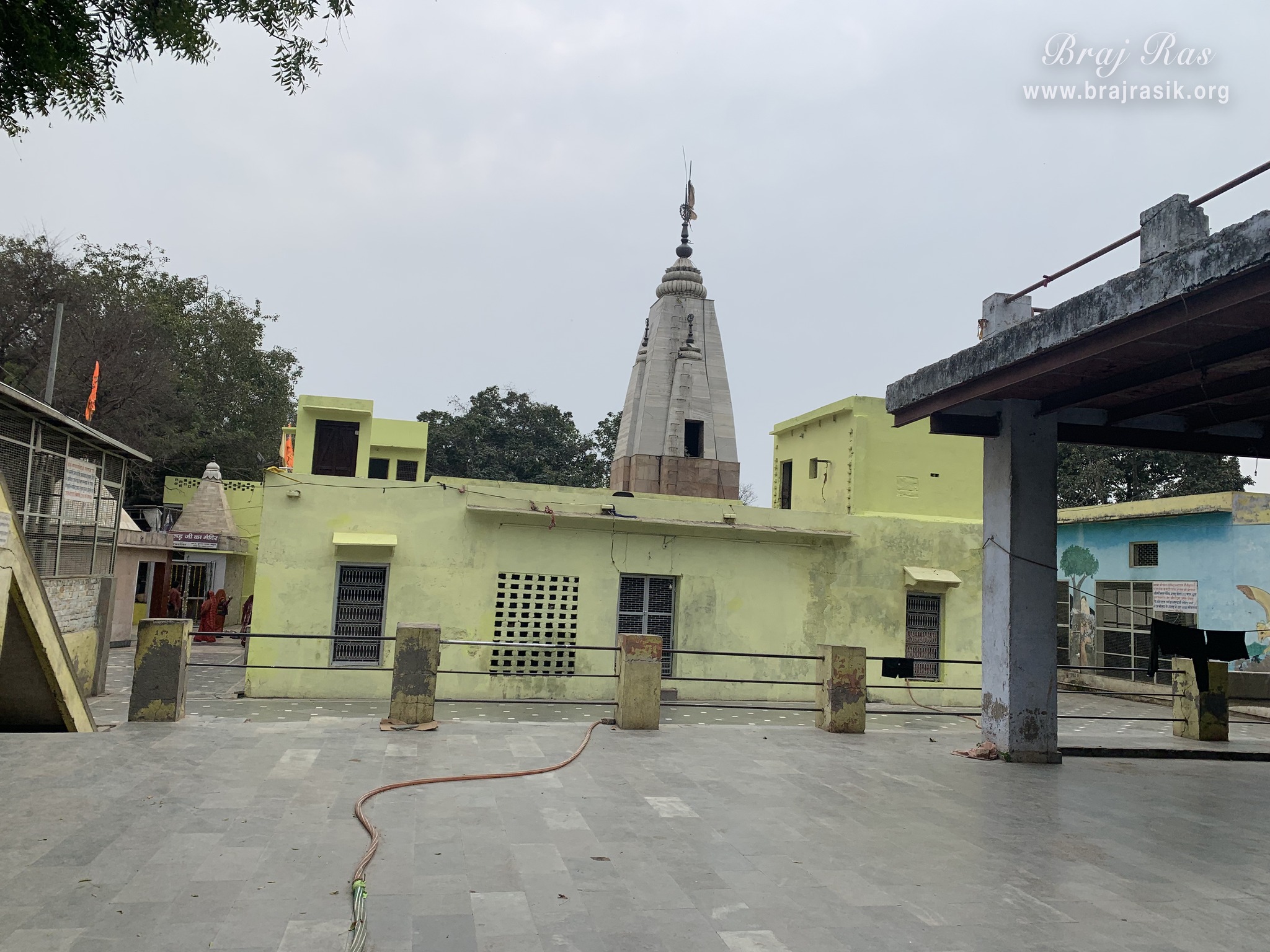 View of Garud Govind Temple near Vrindavan.