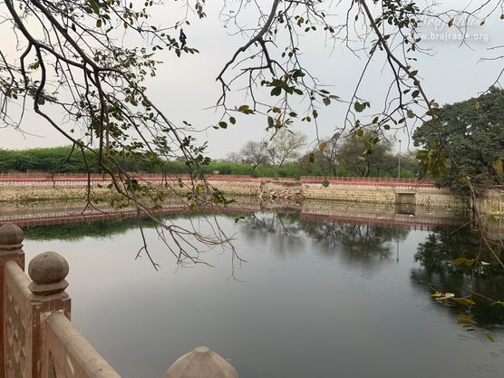 A soothing view of Garud Govind Kund from which Lord Garud Govind appeared.