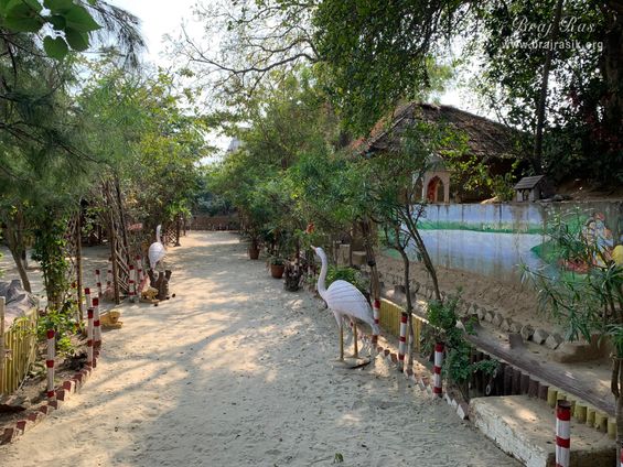Glimpses of Nikunj forest in Anandam Dham