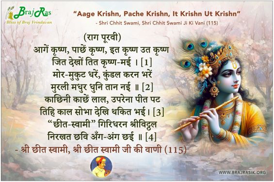 Aage Krishna, Pache Krishna - Shri Chhit Swami Ji Ki Vani (115)