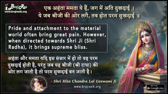 Ek Ahanta Mamata Ye Hain Jag Mein Ati Dukhdai - Shri Hita Chandra Lal Goswami Ji