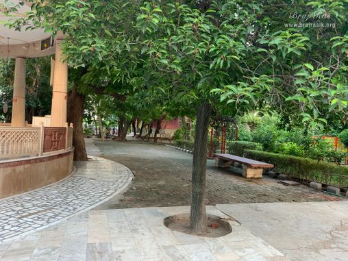 A nice view of the birthplace of Shri Hita Harivansh Mahaprabhu in Baad Gram, Mathura.