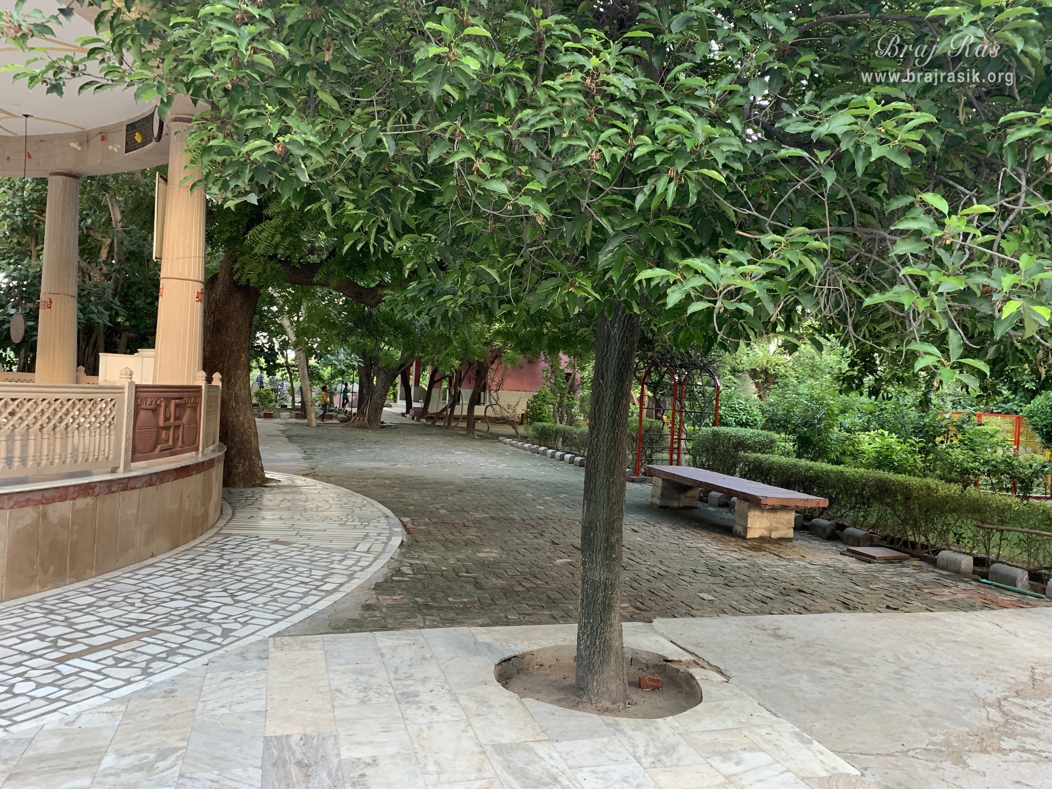 A nice view of the birthplace of Shri Hita Harivansh Mahaprabhu in Baad Gram, Mathura.