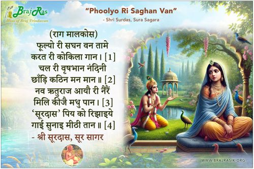 फूल्यो री सघन वन तामे - श्री सूरदास, सूर सागर