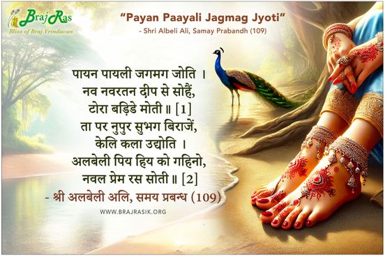 Payan Paayali Jagmag Jyoti - Shri Albeli Ali, Samay Prabandh (109)