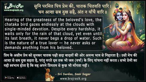 Suni Paramit Piy Prem Ki Chatak Chitvati Pari - Sri Surdas, Soor Sagar