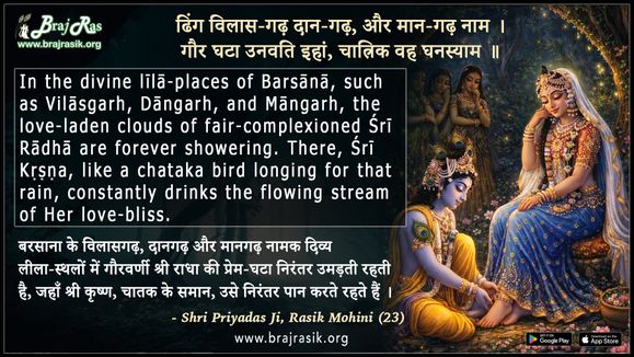 Dhing Vilasgarh Dangarh, Aur Mangarh Naam - Shri Priyadas Ji, Rasik Mohini (23)